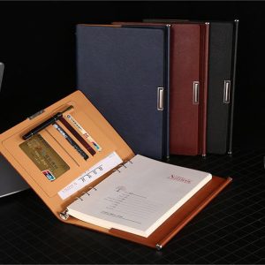 A5 loose-leaf notebook, business office,Customized gift boxes