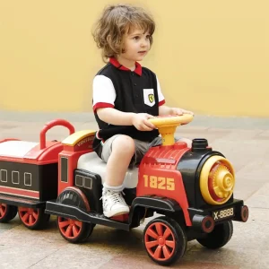 Children's electric car trains and electric spray trains can be driven by one person, and adults can use remote control to ensure safety.