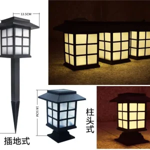 Solar garden lights 、 palace-shaped LED lights