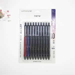 10 pieces of 0.7mm medium-oil ballpoint pens