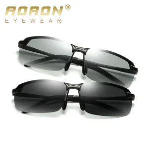 Color changing 、 anti-sun glare polarized 、 all-weather driving glasses 、 men's sunglasses