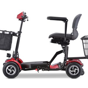 4-wheel front handle wheelchair, electric vehicle for disabled people and the elderly, speed 6-10km, mileage 15-40km, net weight 34kg