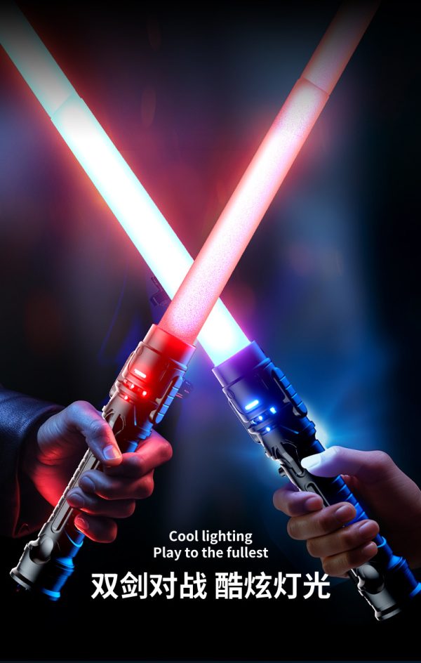 Star Wars fluorescent sword，Popular retractable laser sword，7-color children's luminous sword toy