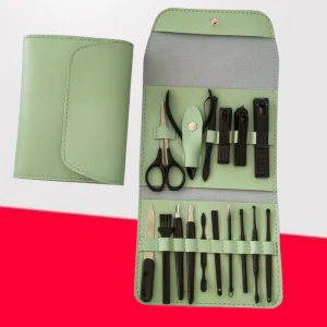 Nail scissors, nail clipper set, 16-piece tool set, beauty manicure and manicure set,