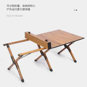 Camping egg roll table、outdoor lightweight folding table