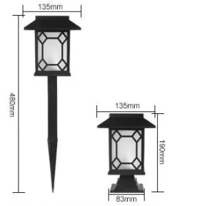 Solar garden lights 、 palace-shaped LED lights 、 antique lattice