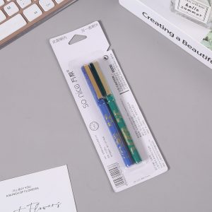 0.5mm tip quick-drying gel pen, metal hook