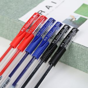 Gel pen 0.5mm tip, office stationery signature pen