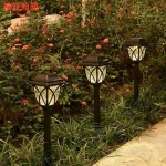 Solar retro garden night light landscape 、 solar light outdoor garden light  、 solar lawn light ground lamp