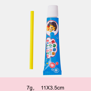 Children's creative toys. Can't blow the bubble gum? How big can the bubble gum be?